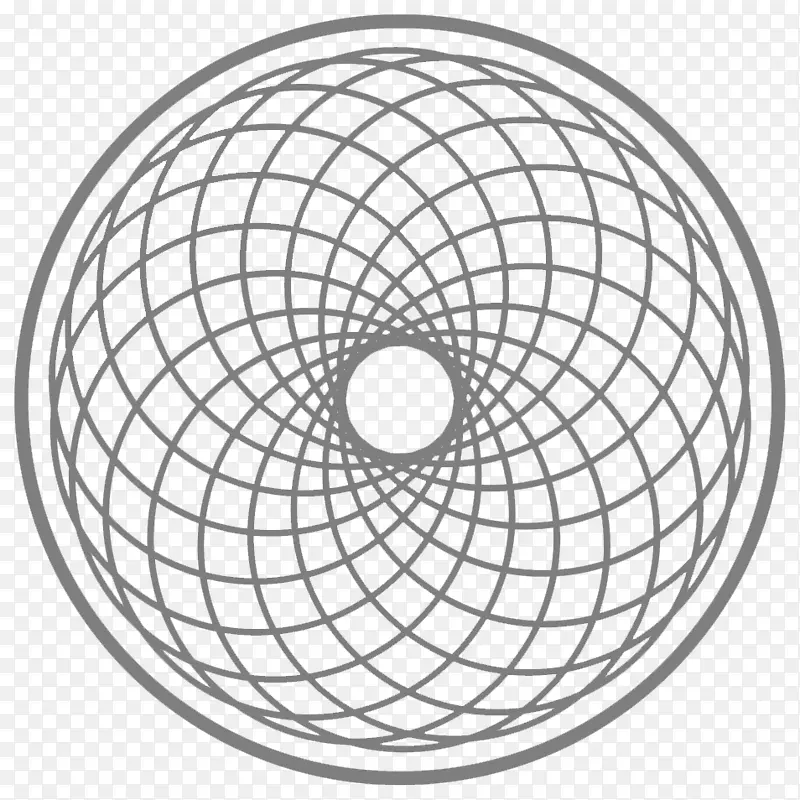 曼达拉画螺旋图圆圈-熟悉