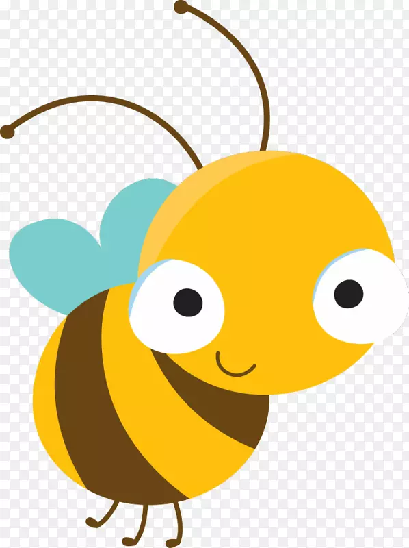 蜜蜂昆虫绘画剪贴画-蜜蜂