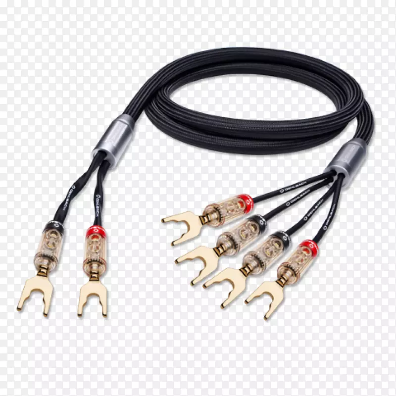 同轴电缆扬声器电线连接器电缆双接线