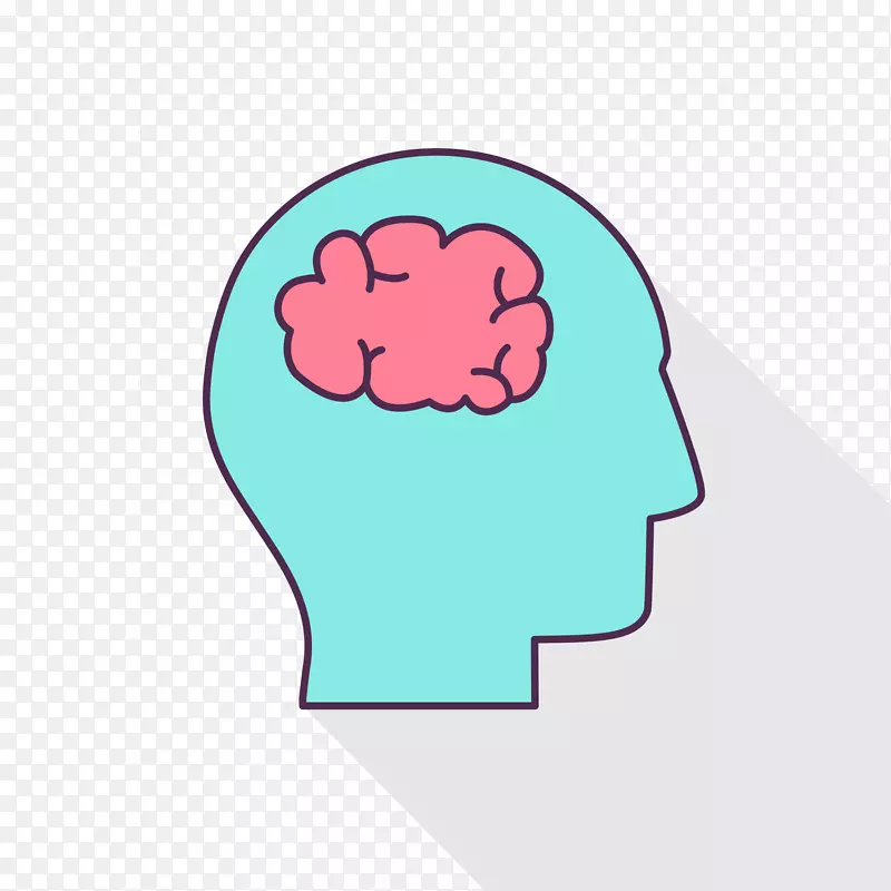 人脑人类行为线h&m剪贴画-大脑