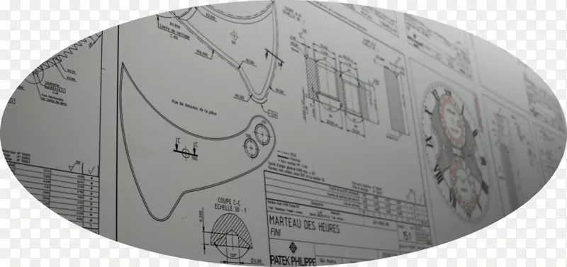 百达翡丽公司劳力士潜水艇设计图卡拉特拉瓦萨奇画廊.机构图