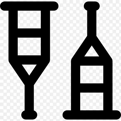 拐杖电脑图标保健剪贴画拐杖