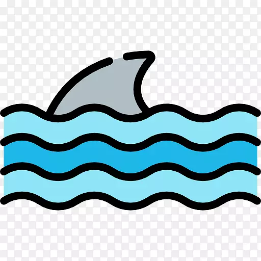 计算机图标鲨鱼海洋剪贴画-鲨鱼