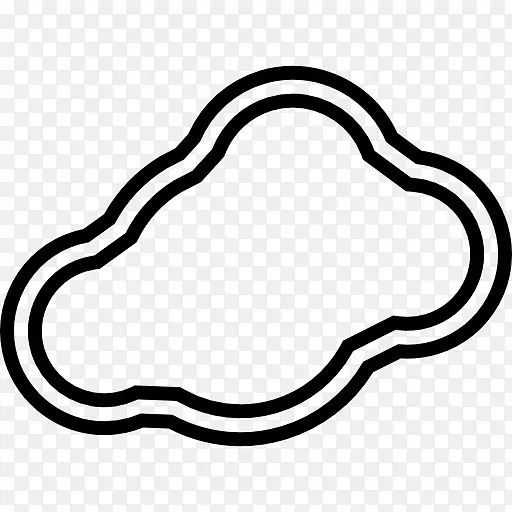 云计算云存储计算机图标雨云