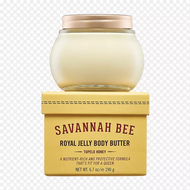 萨凡纳蜜蜂公司蜂王浆身体黄油洗剂蜂蜜