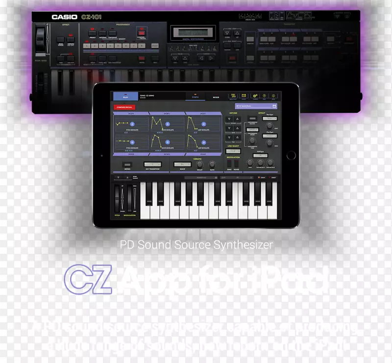 数字钢琴Casio Cz合成器声音合成器音乐键盘