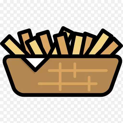 汉堡包电脑图标法式炸薯条食品剪辑艺术-爸爸煎饼