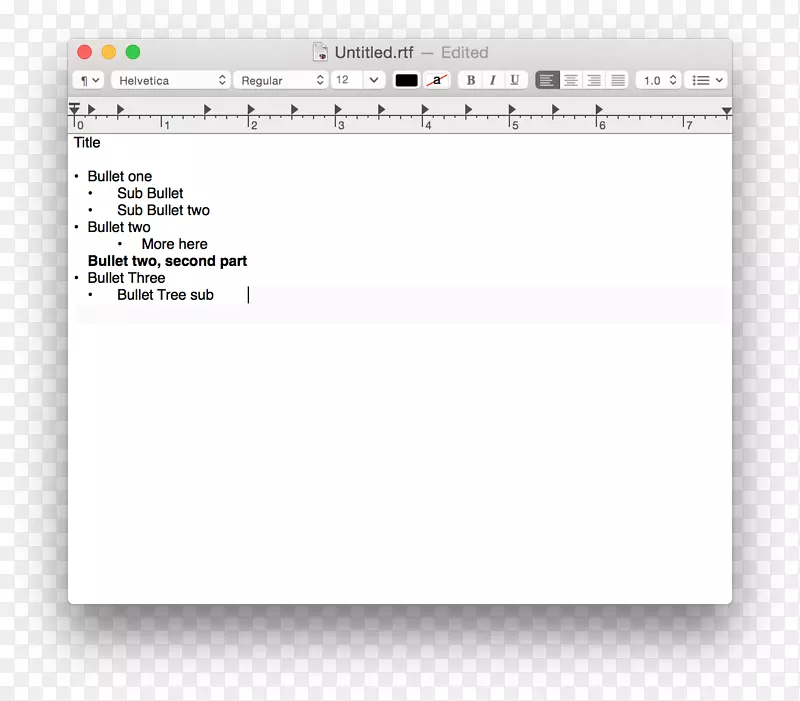 屏幕截图TextEdit MacOS苹果