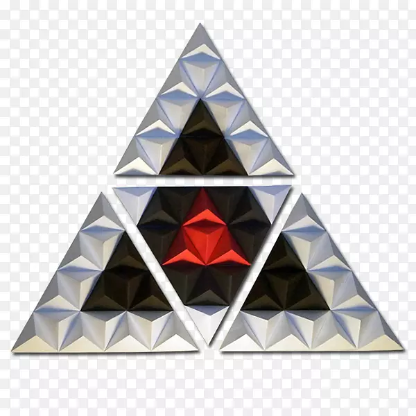 三角形对称图案-菱形三角件