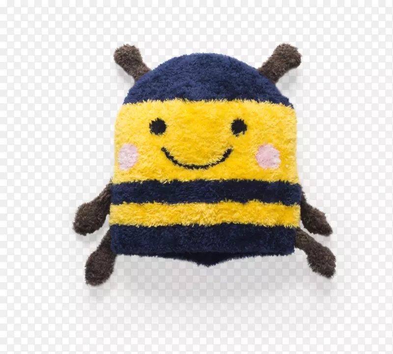 西方蜜蜂宝宝毛绒玩具&可爱的玩具帽-蜜蜂