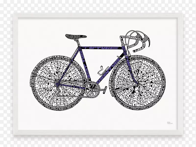 公路自行车单速自行车6 ku固定装置-自行车