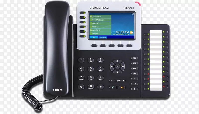 大流网络gxp 2160 voip电话话音通过ip-ip电话