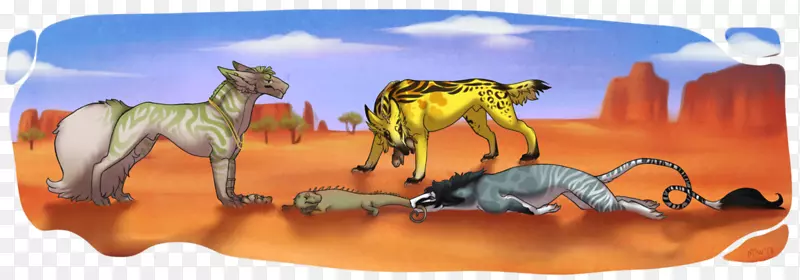 恐龙骆驼动物桌面壁纸-恐龙