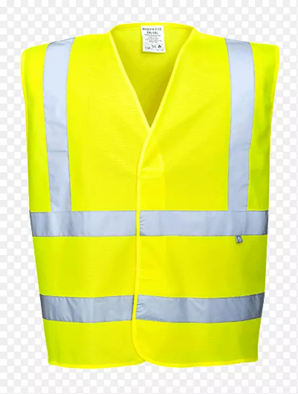高能见度服装背心个人防护装备黄色背心