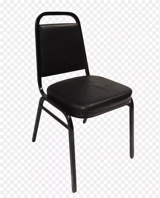 台面聚丙烯堆叠椅家具座椅派对椅黑色