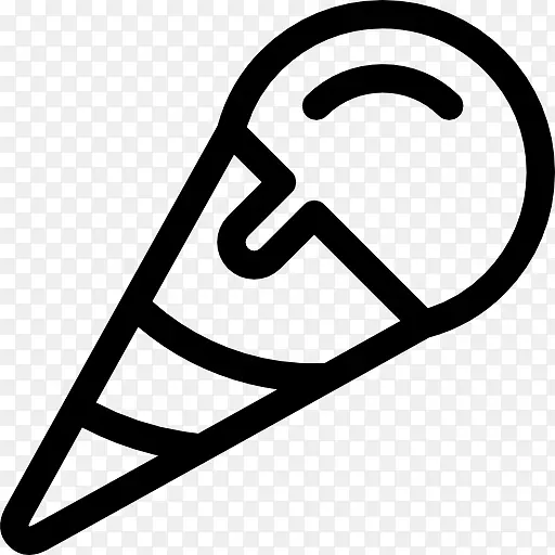冰淇淋圆锥形冷冻酸奶食品-冰淇淋