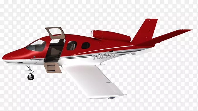 旋涡视觉SF50卷飞机螺旋桨喷气式飞机-飞机
