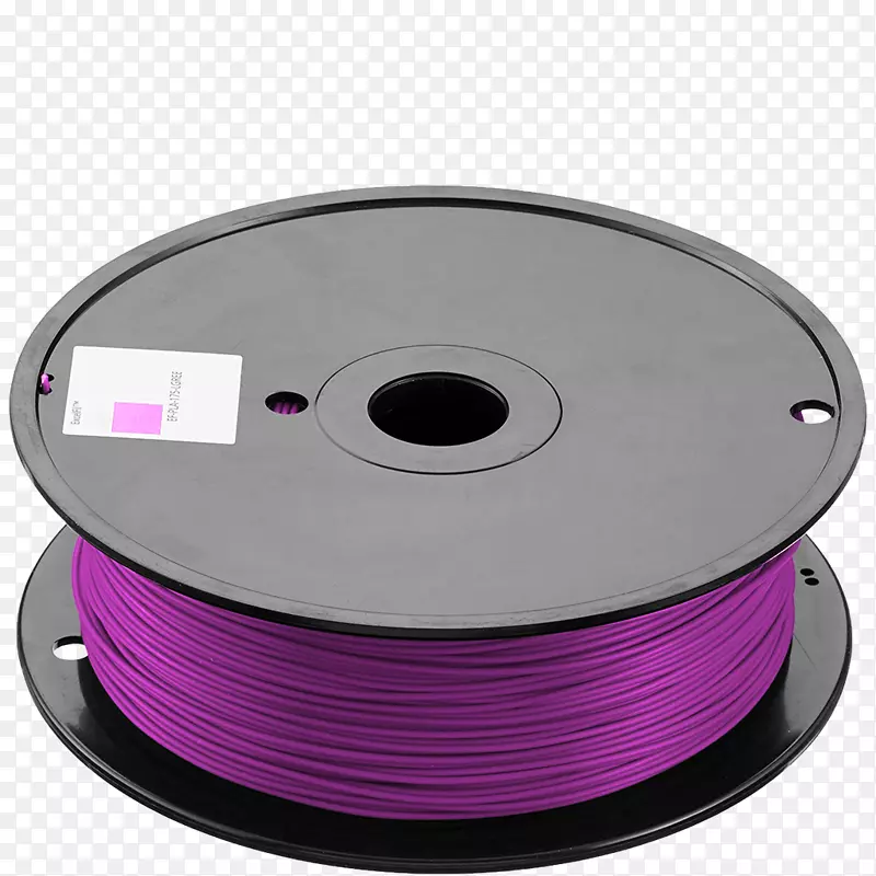3D印花长丝聚乳酸丙烯腈丁二烯苯乙烯深紫色