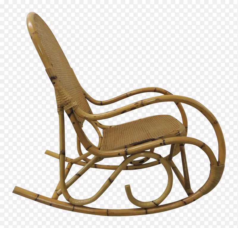 摇椅，弯木柳条，Gebrüder Thonet椅