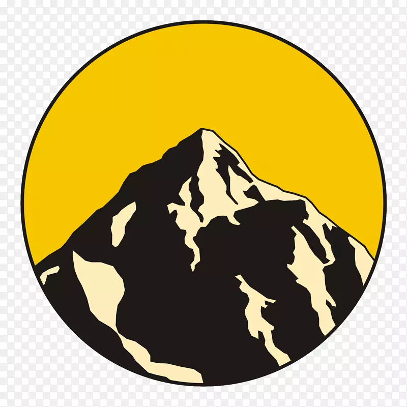 绘画剪贴画-山岳