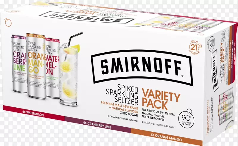 碳酸水啤酒Smirnoff Coors酿制公司饮料多种口味