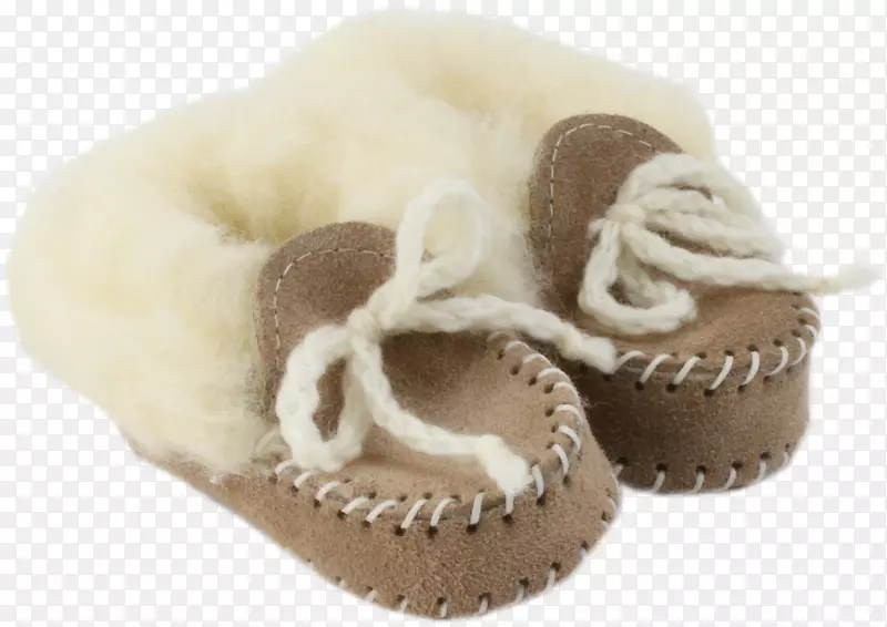 拖鞋罗姆尼羊鞋大小羊皮-婴儿靴