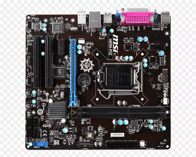 主板lga 1150 microatx msi h81m-p33-计算机