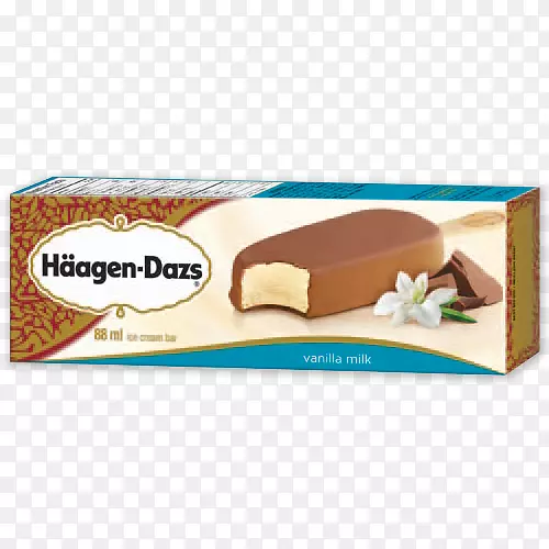 巧克力棒冰淇淋Hagen-dazs牛奶-花生块
