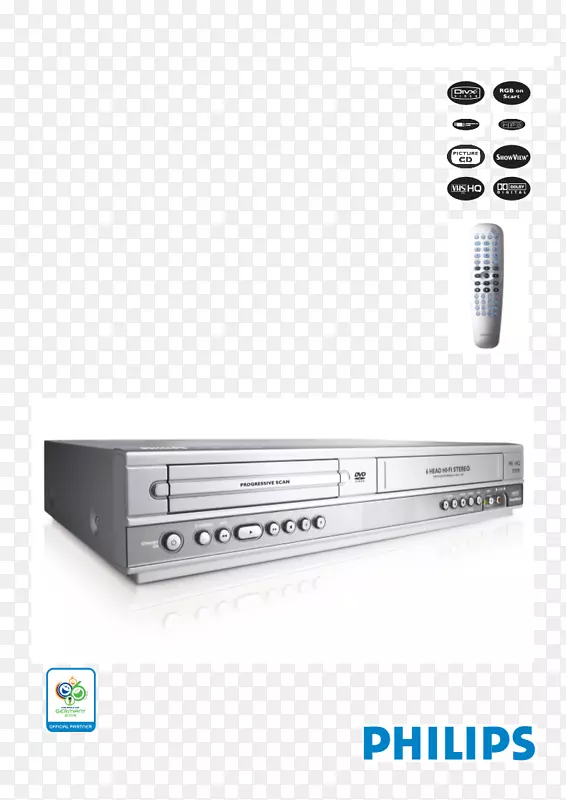 飞利浦6000系列Pus6162/05电视录像机vcr/dvd组合式扫描dvd播放机