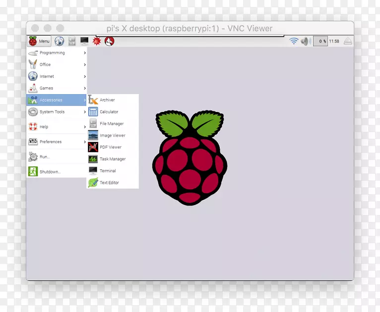 raspberry pi raspbian图形用户界面操作系统.用户界面