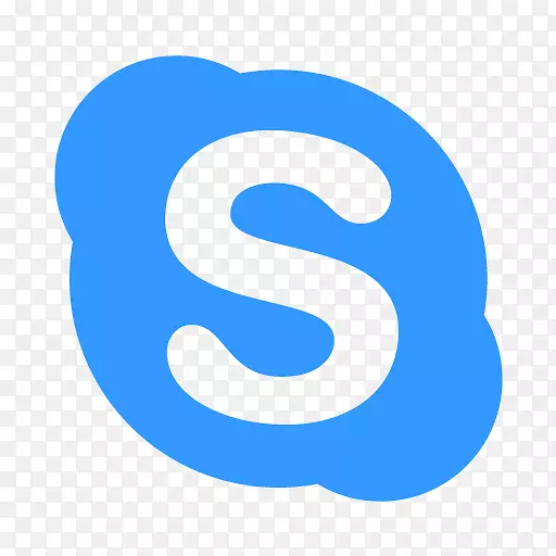 商业计算机图标的skype电子邮件-skype