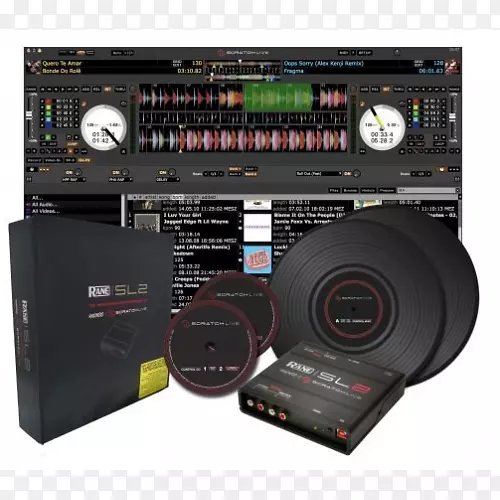 Scratch LiveSerato音频研究光盘骑师Rane公司-人