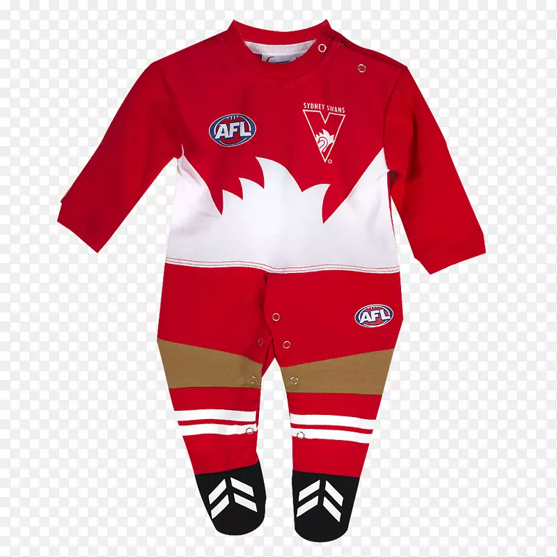 新泽西悉尼天鹅澳大利亚足球联赛服装婴儿衬衫