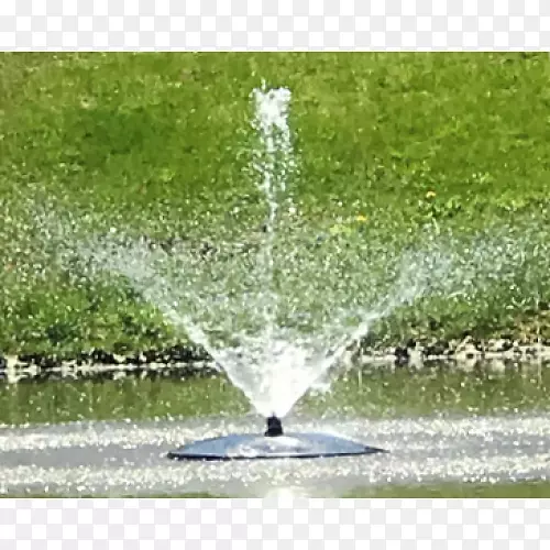 水资源草坪喷泉-水