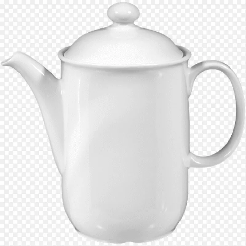 咖啡壶，茶壶，玻璃杯，咖啡壶，茶壶