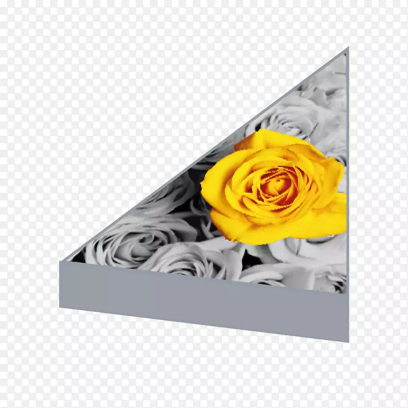 花卉设计长方形-个性化优惠券