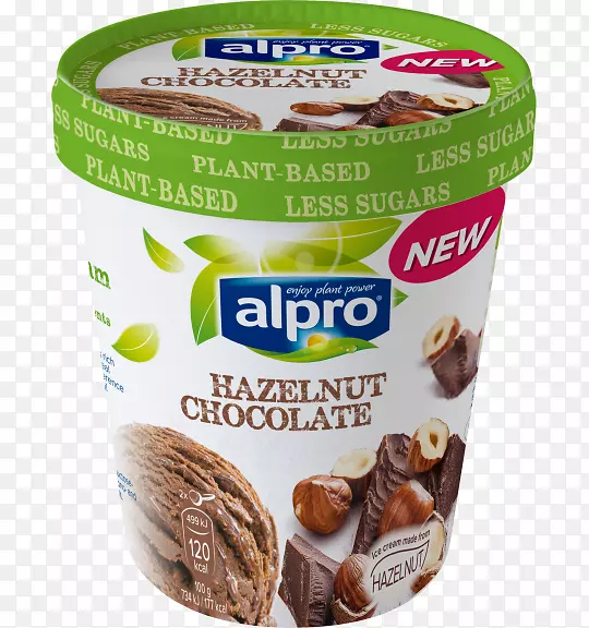 巧克力冰淇淋Alpro乳制品-冰淇淋