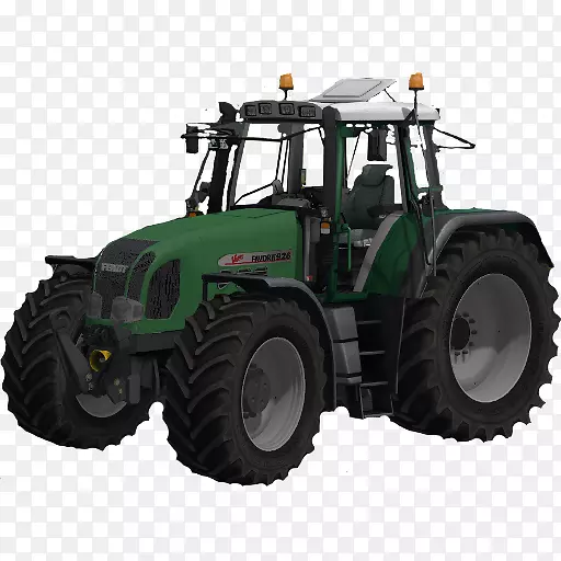 农业模拟器17拖拉机Fendt轮Claas Xerian5000-拖拉机