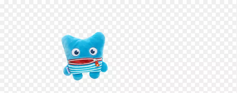 毛绒动物&可爱玩具蓝色怪物纺织品-玩具