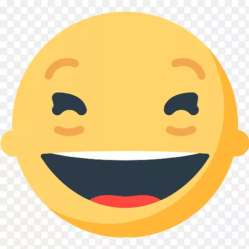 笑脸表情符号闭着眼睛