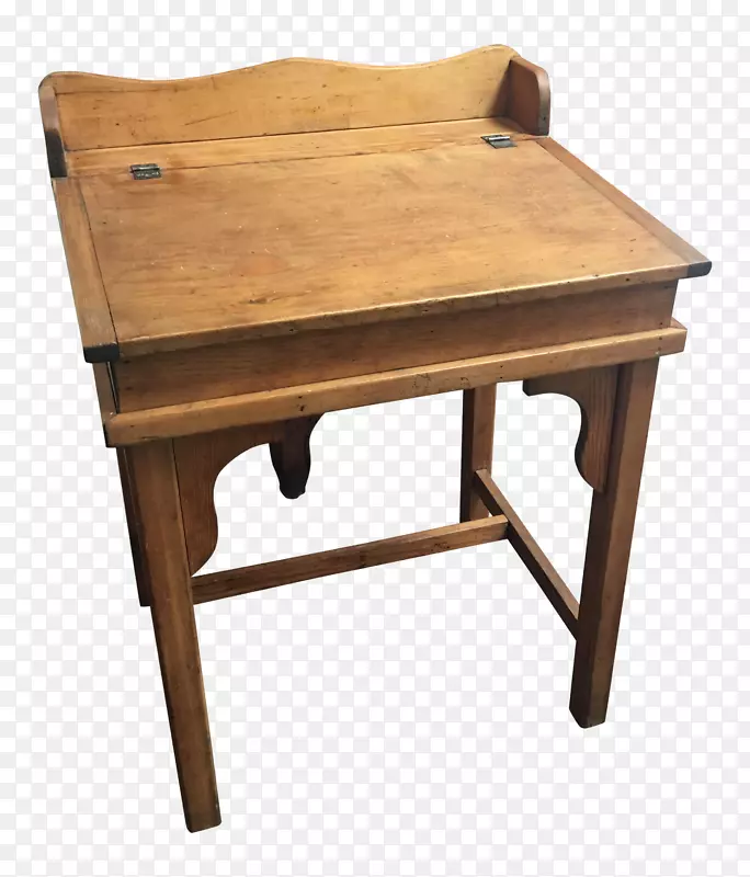 斜顶桌古董办公室及桌椅写字桌-古董