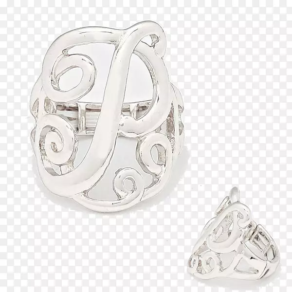 耳环珠宝项链银手镯银戒指