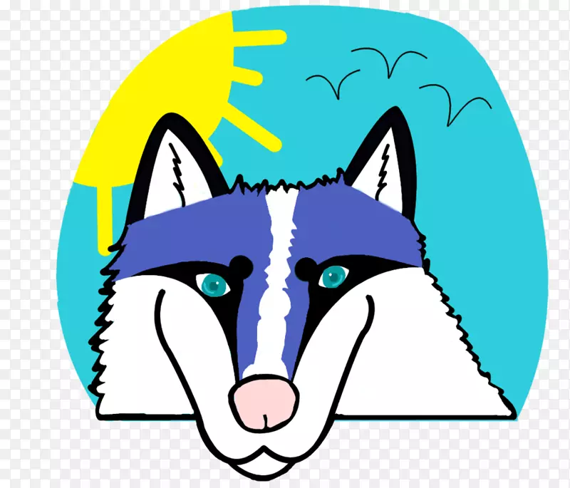 狗犬科胡须剪贴画-狗