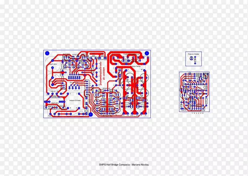 开关电源二极管图形设计电感牌半色调