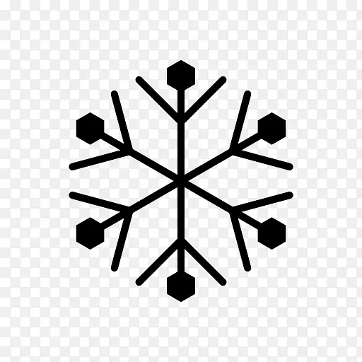 雪花电脑图标冻结符号雪花