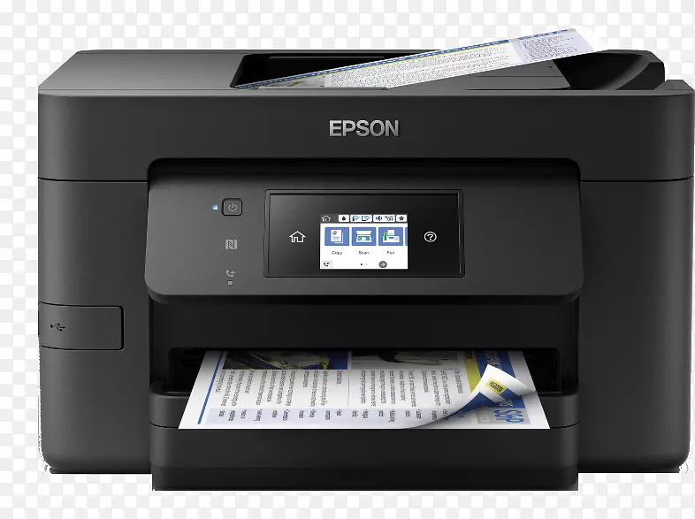 多功能打印机爱普生wf-4720 dwf员工队伍亲爱普生员工专业wf-4720 dwf a4彩色喷墨打印机业务.打印机