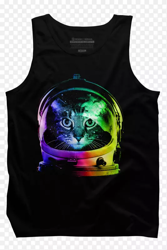 t恤猫宇航员外层空间t恤
