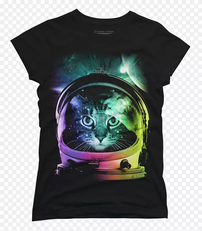 猫桌面壁纸t恤宇航员小猫