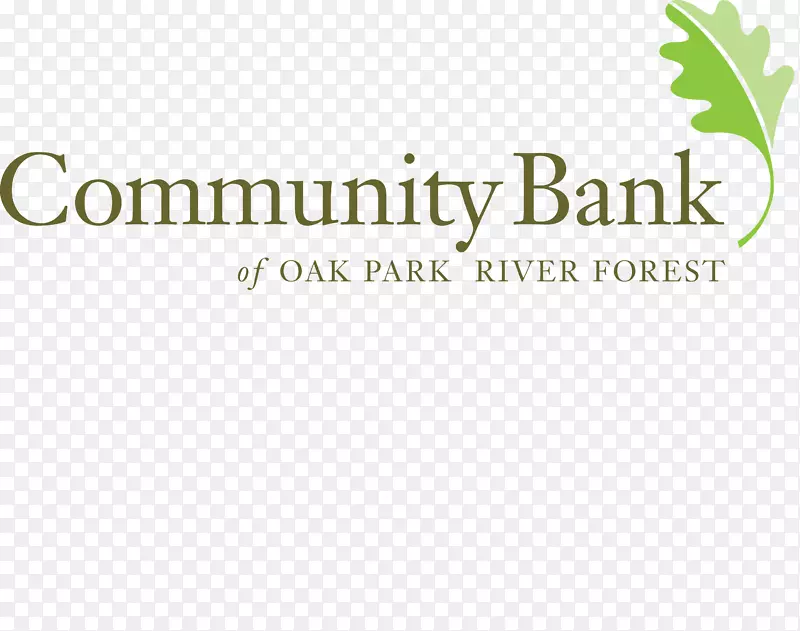 橡树公园社区银行河流森林商业社区银行。-银行