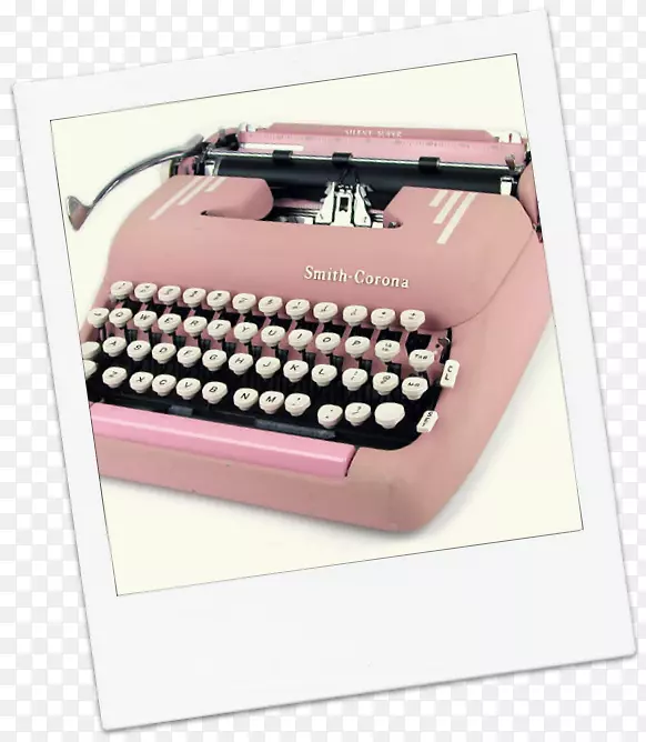 打字机史密斯电晕皇家未来皇家安静豪华粉红色老式打字机